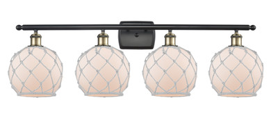 Bathroom Fixtures Four Lights by Innovations ( 405 | 516-4W-BAB-G121-8RW-LED Ballston ) 