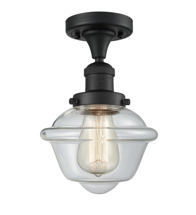Semi-Flush Mts. Glass Down by Innovations ( 405 | 517-1CH-BK-G532 Franklin Restoration ) 