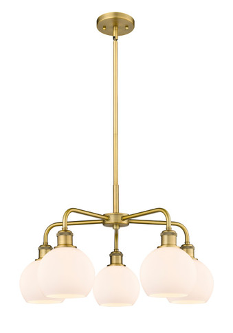 Mid. Chandeliers Glass Down by Innovations ( 405 | 516-5CR-BB-G121-6 Ballston ) 