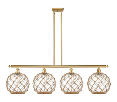 Linear/Island 4 Light + by Innovations ( 405 | 516-4I-SG-G122-10RB-LED Ballston ) 