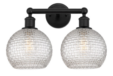 Bathroom Fixtures Two Lights by Innovations ( 405 | 616-2W-BK-G122C-8CL Edison ) 