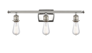 Bathroom Fixtures Three Lights by Innovations ( 405 | 516-3W-PN-LED Ballston ) 