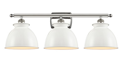 Bathroom Fixtures Three Lights by Innovations ( 405 | 516-3W-PN-M14-W-LED Ballston ) 