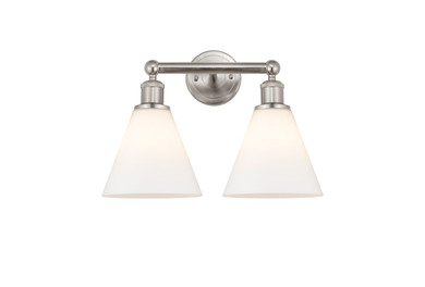 Bathroom Fixtures Two Lights by Innovations ( 405 | 616-2W-SN-GBC-81 Edison ) 