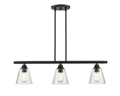 Linear/Island 3 Light Bar by Innovations ( 405 | 616-3I-BK-G454-LED Ballston ) 