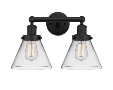 Bathroom Fixtures Two Lights by Innovations ( 405 | 616-2W-BK-G42 Edison ) 