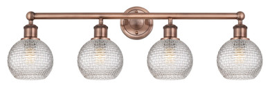Bathroom Fixtures Four Lights by Innovations ( 405 | 616-4W-AC-G122C-6CL Edison ) 