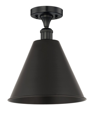 Semi-Flush Mts. Glass Down by Innovations ( 405 | 616-1F-BK-MBC-12-BK Edison ) 