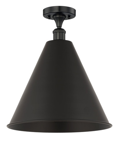 Semi-Flush Mts. Glass Down by Innovations ( 405 | 616-1F-BK-MBC-16-BK Edison ) 