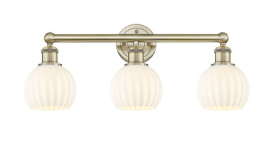 Bathroom Fixtures Three Lights by Innovations ( 405 | 616-3W-AB-G1217-6WV Edison ) 