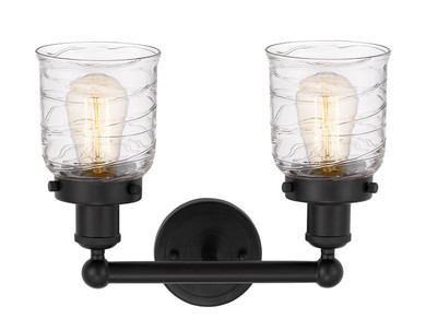 Bathroom Fixtures Two Lights by Innovations ( 405 | 616-2W-BK-G513 Edison ) 