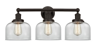 Bathroom Fixtures Three Lights by Innovations ( 405 | 616-3W-OB-G72 Edison ) 