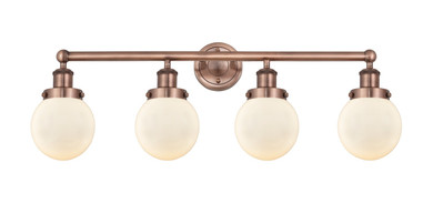 Bathroom Fixtures Four Lights by Innovations ( 405 | 616-4W-AC-G201-6 Edison ) 