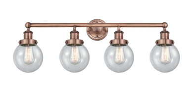 Bathroom Fixtures Four Lights by Innovations ( 405 | 616-4W-AC-G204-6 Edison ) 