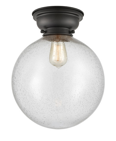 Flush Mounts Glass Down by Innovations ( 405 | 623-1F-BK-G204-12 Franklin Restoration ) 