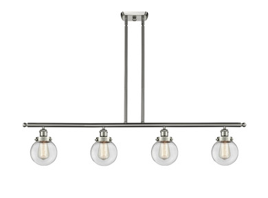 Linear/Island 4 Light + by Innovations ( 405 | 916-4I-SN-G202-6 Ballston Urban ) 