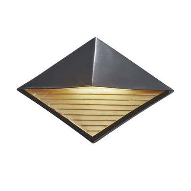 Exterior Wall Mt./Flush by Justice Designs ( 102 | CER-5600W-CBGD Ambiance ) 
