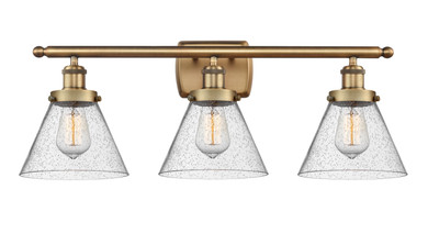 Bathroom Fixtures Three Lights by Innovations ( 405 | 916-3W-BB-G44 Ballston Urban ) 