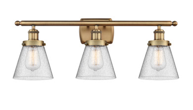 Bathroom Fixtures Three Lights by Innovations ( 405 | 916-3W-BB-G64-LED Ballston Urban ) 