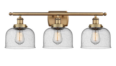 Bathroom Fixtures Three Lights by Innovations ( 405 | 916-3W-BB-G74 Ballston Urban ) 