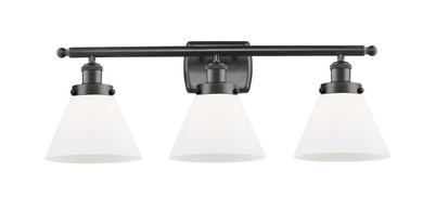 Bathroom Fixtures Three Lights by Innovations ( 405 | 916-3W-BK-G41 Ballston Urban ) 