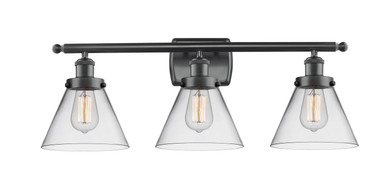 Bathroom Fixtures Three Lights by Innovations ( 405 | 916-3W-BK-G42 Ballston Urban ) 