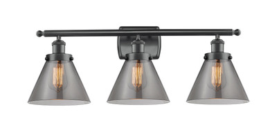 Bathroom Fixtures Three Lights by Innovations ( 405 | 916-3W-BK-G43 Ballston Urban ) 