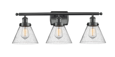 Bathroom Fixtures Three Lights by Innovations ( 405 | 916-3W-BK-G44 Ballston Urban ) 