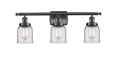 Bathroom Fixtures Three Lights by Innovations ( 405 | 916-3W-BK-G52-LED Ballston Urban ) 