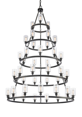 Large Chandeliers Glass Shade by Innovations ( 405 | 8203456-BK-G802-LED Ballston ) 