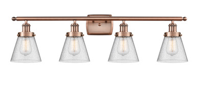 Bathroom Fixtures Four Lights by Innovations ( 405 | 916-4W-AC-G64-LED Ballston Urban ) 