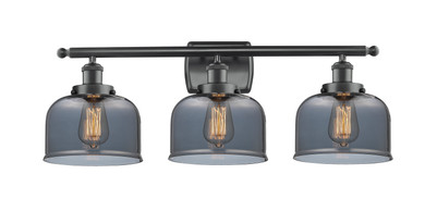 Bathroom Fixtures Three Lights by Innovations ( 405 | 916-3W-BK-G73 Ballston Urban ) 