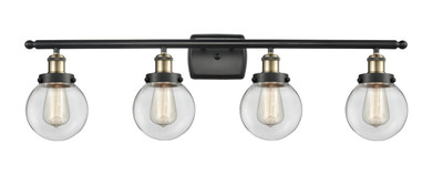 Bathroom Fixtures Four Lights by Innovations ( 405 | 916-4W-BAB-G202-6 Ballston Urban ) 