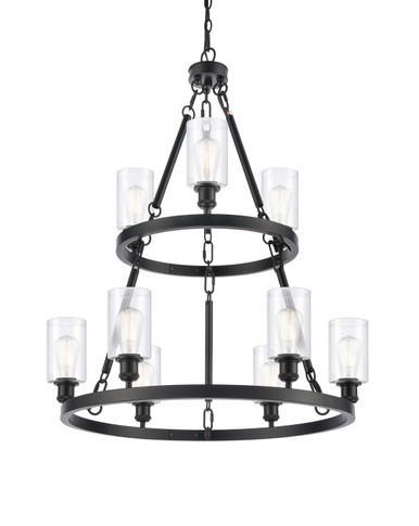 Large Chandeliers Glass Shade by Innovations ( 405 | 8203-BK-G802 Ballston ) 