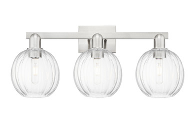Bathroom Fixtures Three Lights by Innovations ( 405 | 716-3W-SN-G458-7CL Arcadia ) 