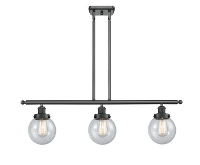 Linear/Island 3 Light Bar by Innovations ( 405 | 916-3I-BK-G204-6 Ballston Urban ) 