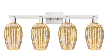 Bathroom Fixtures Four Lights by Innovations ( 405 | 716-4W-SN-G457-6ME Arcadia ) 
