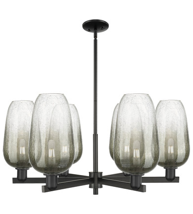 Mid. Chandeliers Glass Up by Innovations ( 405 | 716-6CR-BK-G484-7SL Arcadia ) 