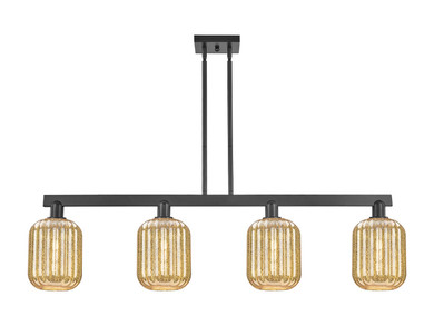 Linear/Island 4 Light + by Innovations ( 405 | 716-4I-BK-G460-7ME Arcadia ) 