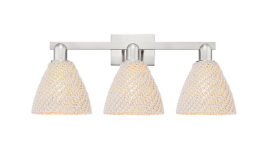 Bathroom Fixtures Three Lights by Innovations ( 405 | 716-3W-SN-NBD-75-NAT Arcadia ) 