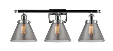 Bathroom Fixtures Three Lights by Innovations ( 405 | 916-3W-PC-G43-LED Ballston Urban ) 