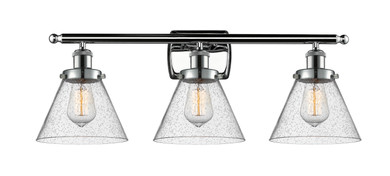 Bathroom Fixtures Three Lights by Innovations ( 405 | 916-3W-PC-G44 Ballston Urban ) 