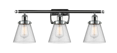 Bathroom Fixtures Three Lights by Innovations ( 405 | 916-3W-PC-G64-LED Ballston Urban ) 