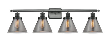 Bathroom Fixtures Four Lights by Innovations ( 405 | 916-4W-BK-G43-LED Ballston Urban ) 