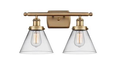 Bathroom Fixtures Two Lights by Innovations ( 405 | 916-2W-BB-G42-LED Ballston Urban ) 