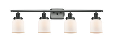 Bathroom Fixtures Four Lights by Innovations ( 405 | 916-4W-BK-G51-LED Ballston Urban ) 