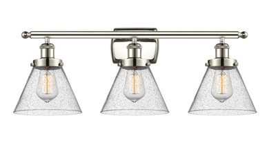 Bathroom Fixtures Three Lights by Innovations ( 405 | 916-3W-PN-G44 Ballston Urban ) 