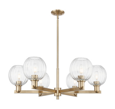 Mid. Chandeliers Glass Up by Innovations ( 405 | 716-6CR-CB-G458-7CL Arcadia ) 