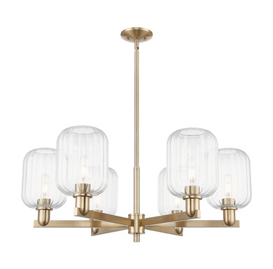 Mid. Chandeliers Glass Up by Innovations ( 405 | 716-6CR-CB-G460-7CL Arcadia ) 