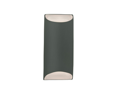 Exterior Wall Mt./Flush by Justice Designs ( 102 | CER-5755W-PWGN Ambiance ) 